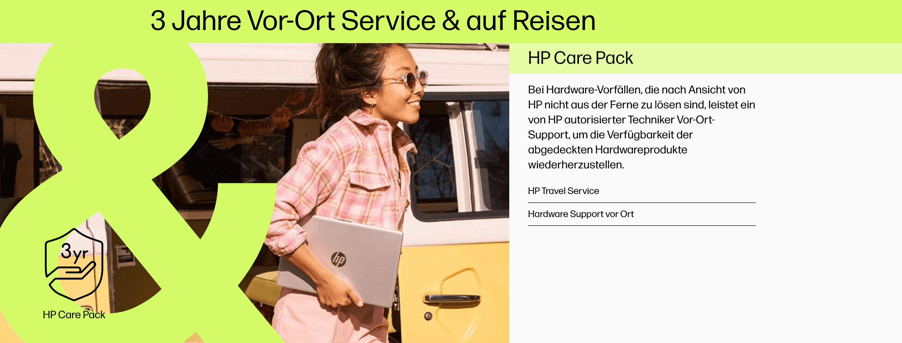 HP Hardware Service und Security Bundle für Workstations und Notebooks